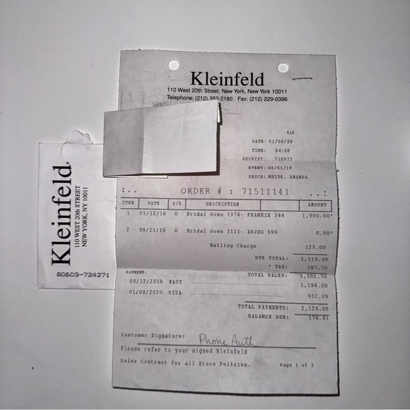 NWT wedding dress. Never used. Maggie Sottero - Picture 4 of 9